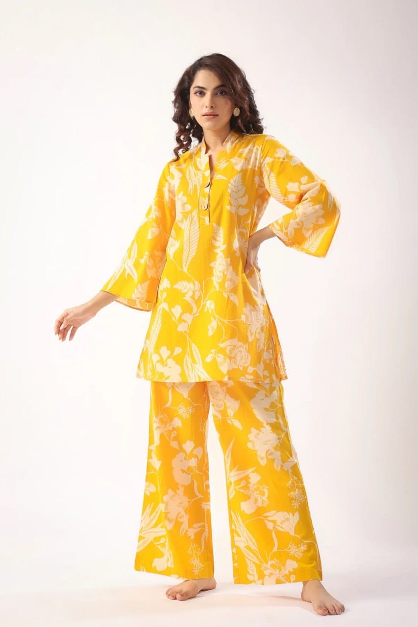 Muslin Top-Pant co ord set (1257)